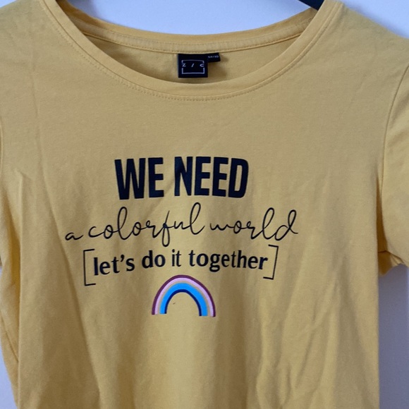 Yellow positive shirt - Picture 3 of 3